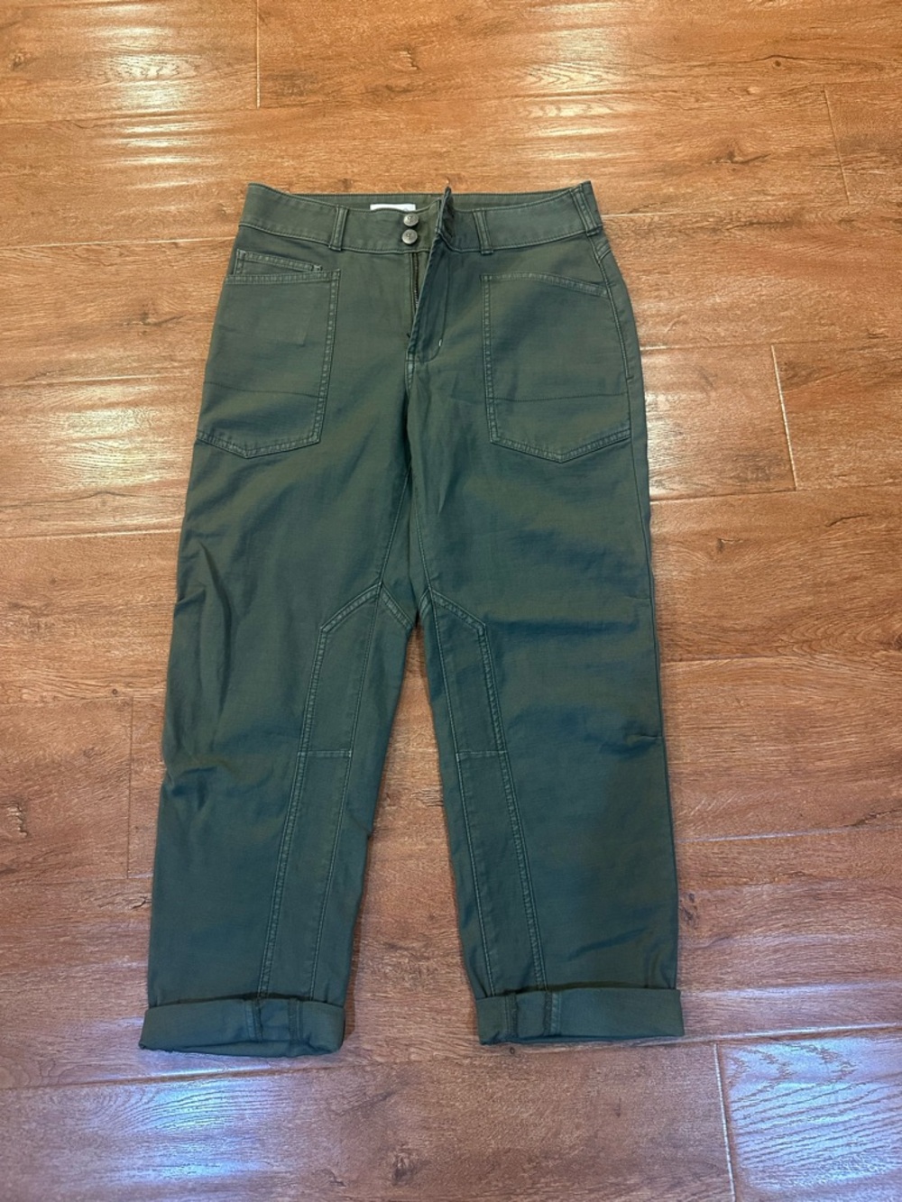 Pilcro Dark Olive Cargo Pants